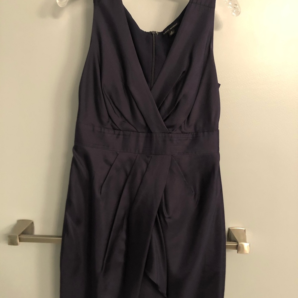 Banana Republic Navy Silk Tulip Dress, Size 6